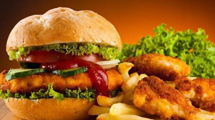 有害なファーストフード